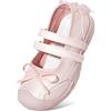 kitcorn Scarpe Bambina Ballerine Sneakers Eleganti Ragazza | Design con fiocco,Punta ampia,Soletta in memory foam,Punta protettiva,Hook&Loop, Suola in gomma antiscivolo, Suola morbida