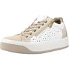 IGI&CO 7656466 Avorio Bianco Scarpe Donna Sneakers Lacci Pelle Zip 37