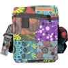 Macha Piccola borsa a tracolla etnica per donne in cotone, Multicolore
