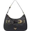Pollini Donna Borsa A Spalla SC4606PP0NSA1 Poliuretano Nero Taglia Unica