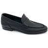 CARMINE DURSO Mocassino Uomo Pelle 0973 Nero o Blu Scarpa Traspirante Made in Italy con Fondo Antiscivolo. Primavera Estate 2020