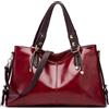 Coolives Grande Borsa Bauletto da Donna Hobo Borsa a spalla Borsa a mano con Tracolla in Pelle Sintetica Sacchetto Tote Borse Manici Donne Borsetta Borsa a tracolla Rosso