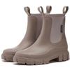 Gugifcto Stivali da Pioggia da Donna Stivali di Gomma Impermeabili Rain Boots Giardino ed Escursionismo Comodi Stivali Chelsea 36-41 EU