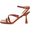Rio Fiore Sandali Donna con Tacco, Nero/Argento/Marrone/Fucsia/Serpente/Bianche 8.5 cm Tacco a spillo, Sandali donna alti, Ecopelle, 2681L-1-A-3