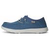 Kickback Lounger Scarpe Estive da Uomo in Tela - Mocassini Slip‑On Senza Lacci con Lacci Elastici - Sneakers Leggere per Interni ed Esterni con Suola Antiscivolo