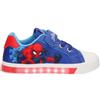Marvel Spider-Man Sneakers Bambino con Luci LED, Scarpe in Tessuto con Lacci e Strappo, Leggere e Comode, Taglie 25-32 [7247 Blu LED - 29]