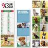 Calendario Silhouette Cani e Gatti, 12 Fogli 14x47 cm Personalizzate o neutre