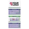 Calendario Trittico Fluo 31x69 cm carta naturale 70gr Rinforzato Personalizzate o neutre