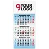 Calendario Trittico 2027 1 spirale lusso 31x69cm carta naturale Personalizzate o neutre