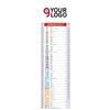 Olandese Silhouette Calendario Trimestrale 14x47 cm Patinato Personalizzate o neutre