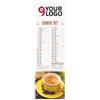Silhouette Caffè Calendario Trimestrale 12 fogli 14x47 cm Personalizzate o neutre