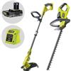 Ryobi RHT1845LT25M20 - Kit tagliasiepi a batteria + Tagliabordi a batteria - 18V 2Ah