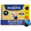 Caffè Borbone Miscela Blu - 90 capsule - Compatibili con le Macchine a marchio Nescafè®* Dolce Gusto®*