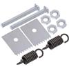 TOYANDONA 2 Set Ricambio per Legatrice Manuale da Giardino Lama e Molla | Kit Accessori per Viti, Pezzi in Ferro e Acciaio, Colore Argento, Confezione da Due Set