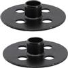 UrbanHui Guida di instradamento di precisione 18 mm per Bosch Palm Router (2PCS) | Adatto per Bosch 3620, 3612, RP0900, dimensioni precise da 18 mm, bordo liscio, struttura in metallo