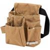 Jinhxofs Borsa a Cintura da Lavoro con Tasche | Capacità di Carico 10 Kg, Borsa per Attrezzi con Anello Metallico, Rinforz, Riparazioni, Lavori Elettrici, Elettricisti