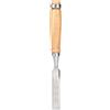 Generic Scalpello piatto Accessorio per la lavorazione del legno Manico in legno Forniture industriali portatili Cr-V 18mm Utensile da taglio con bordo affilato in acciaio legato al cromo