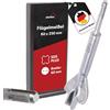 siwitec SDS Plus - Scalpello ad ala da 60 x 250 mm per tirare canaline per cavi, scalpello per martello perforatore, scalpello a cucchiaio SDS PLUS