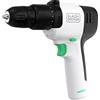 BLACK+DECKER Reviva REVHD12C-GB - Trapano a percussione leggero senza fili, 12 V, realizzato al 50% in materiale riciclato con coppia massima di 400 Nm