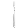 Generic Spatola fine in acciaio inox 304, 19,5 cm, con foro per tela acrilica, argento