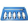 US PRO 6 pezzi Doppio Estremità di Scarico Sump Plug Key Set Hex Square Drive 3231