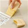 Generic 1 raschietto portatile in plastica con tre lame di ricambio, strumento multiuso per rimuovere adesivi per pavimenti in vetro, piastrelle, residui di colla, raschietto portatile compatto per la pulizia
