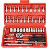 LearnLyrics Mechanic Tool Set - Set di attrezzi per la casa, multiuso, automatico | cassetta degli attrezzi di riparazione | Riutilizzabile professionale - Strumenti con prese, meccanica portatile - Artigianat