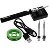 VICASKY Mini Saldatore USB senza Fili 5v per Lavori Fai da Te Domestici | Penna Elettrica Portatile, Taglio Multifunzione, Sicurezza Migliorata, Affidabile, Nero, per Casa