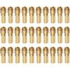 Generic 30 mandrini in ottone da 2,4 mm, mini smerigliatrice elettrica, cambio rapido, set di punte per utensili rotanti, diametro del gambo 4,8 mm