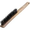 Warner Manufacturing 11082 Spazzola metallica con manico in legno, 3x19