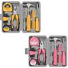 Hi-Spec Kit di utensili - mini cassetta di attrezzi e Hi-Spec Set Attrezzi, Cassetta Attrezzi Rosa