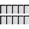 Luxshiny Tappetino Magnetico per Viti Telefono Cellulare, Kit di 10 Pezzi per Conservazione Viti, Supporto Memory Pad per Riparazioni e Smontaggi in Laboratorio e Casa
