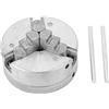 kengbi Tornio di Alta precisione Chuck 48mm Tre Jaw Chuck Diametro di serraggio 1.8~56mm / 12~65mm M12x1, Z011 per Mini tornio per la Lavorazione del Legno con Due aste di Blocco filettate Indietro