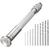 Hoppipola Mandrino per mini trapano a mano da 0,3 a 3,2 mm, per la lavorazione del legno, modelli di gioielli, strumenti fai da te (set da 11 pezzi)