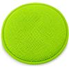 Generic Cuscinetti circolari in fibra fine per la pulizia e la lucidatura dei veicoli, tamponi applicatori rotondi per ceretta esterna e cura della finitura, 12,5 x 12,5 x 2,5 cm, verde, 1 pezzo