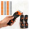 Generic Set di 42 raschietti per rasoi con lame sostituibili, per manutenzione delle superfici, multiuso, per casa e auto (2 raschietti + 20 lame in metallo + 20 lame in plastica)