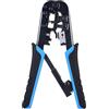 Cable Matters pinza crimpatrice RJ45 con taglierina e spelafili | Ethernet Crimp Tool, Includes 10-Pack Cat6 RJ45 maschio, Ethernet Crimper