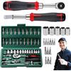 LearnLyrics Kit di riparazione auto - Sievage Set per meccanico professionale | assortimento di chiavi versatili | Organizer robusto per cassetta degli attrezzi, attrezzi in acciaio anti -Rust, kit mant