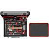 GEDORE Red Valigetta Attrezzi Completa, Set di 138 Pezzi, Assortita, Utensili per Artigiani e Fai da Te, con Valigetta in Alluminio, R46007138