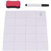 Generic Tappetino Magnetico per Manutenzione, Organizzatore Magnetico, 12x9,2 in, | Design leggero, Ideale per la manutenzione della scheda madre, Penna inclusa per i contrassegni