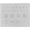 Aurikall Stencil Reballing BGA in acciaio inossidabile - Modello di rilavorazione CPU, strumento di saldatura chip IC, compatibile con la serie di telefoni da A60 a A90 A10S A605F A705F