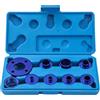 KATSU Tools KATSU Kit Guide per Router Modello in Lega di Alluminio 10 Pezzi 10-30mm Dado di Bloccaggio per Guida del Modello di Dimensioni Metriche e kit Adattatore 105438