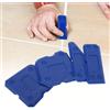 Generic Set di 4 strumenti per rimuovere e rifinire il sigillante, colla residua per la pulizia | Raschietto in silicone di plastica, multiuso, riutilizzabile, accessorio per riparazioni domestiche fai da te
