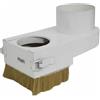 Fzaqwen Copertura Antipolvere per Mandrino CNC Spazzola Aspiratrucioli Protezione Spindle Accessorio Fresatrice Materiale in Ferro Montaggio a Adatta a , 80MM , Bianco Ferro Push-pull