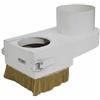 Fzaqwen Copertura Antipolvere per Mandrino CNC Spazzola Aspiratrucioli Protezione Spindle Accessorio Fresatrice Materiale in Ferro Montaggio a Adatta a , 75MM , Bianco Ferro Push-pull