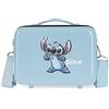 Disney Stitch Naughty make a face Borsa da toilette Adattabile Blu 29x21x15 cm ABS rigido 9.14L 0.8 kg