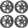 AEZ 4 Cerchi in lega AEZ Tioga graphite 7.0Jx17 5x112 per Seat Alhambra Altea Ateca