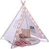 TENDA TEEPEE BIANCA AVORIO PER BAMBINI TIPI POP UP GIOCO PER RAGAZZE
