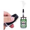 Yiduomile Macchina del fumo in metallo, mini macchina del fumo per fotografia, feste e creazione di atmosfera, generatore di nebbia durevole e portatile (metallo birra)