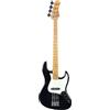 EKO GUITARS - Basso Elettrico JB‑401, Corpo Pawlonia, Manico Acero Americano, Tastiera Acero 21 Tasti, 2 Pickup JB Single‑Coil, Ponte Vintage, Scala 868 mm, Colore Nero